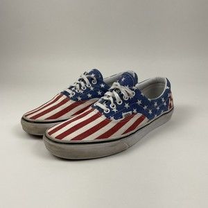 VANS Authentic Van Doren - Stars & Stripes USA Patriotic Men’s 10/Women’s 11.5